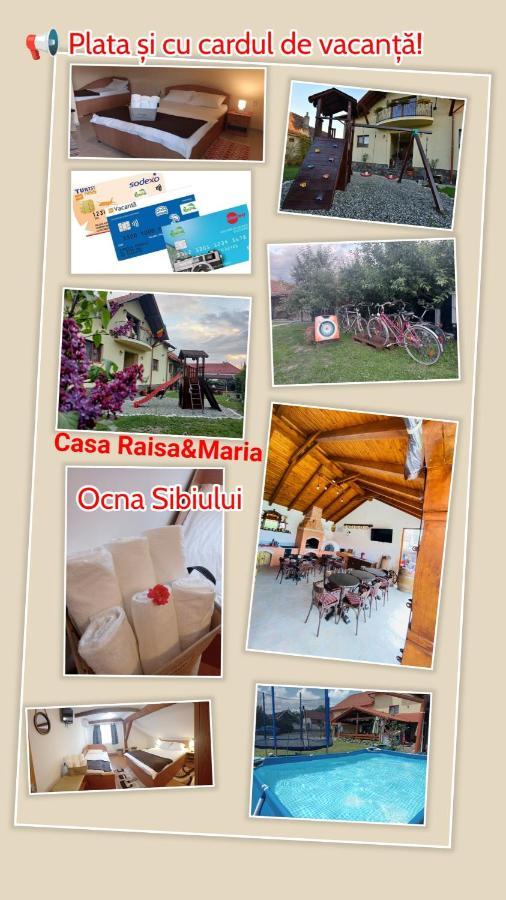 Hotel Casa Raisa & Maria Ocna Sibiului Zewnętrze zdjęcie